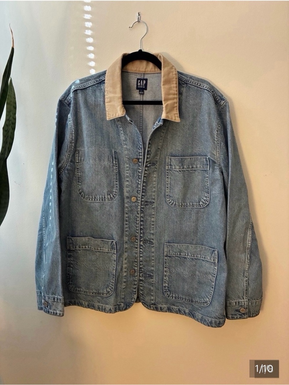 GAP Relaxed Denim Chore Jacket / Barn Jacket